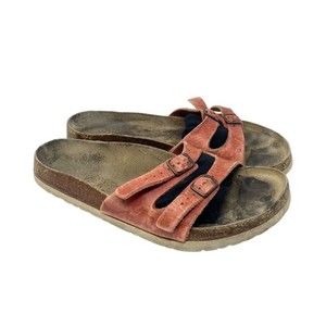 Birkenstock Ibiza Red 2 Strap Sandal Size 10